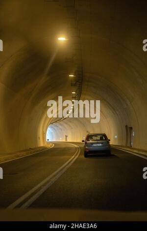 Autofahren auf Kreta Stockfoto