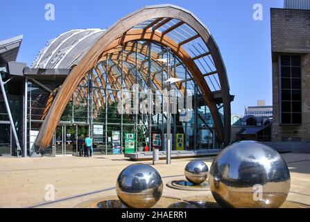 Sheffield-Wintergarten, Tudor Platz, Sheffield, South Yorkshire, England, Vereinigtes Königreich Stockfoto