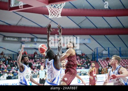 Taliercio, Venedig, Italien, 12. Dezember 2021, Jeff Brooks (Umana Reyer Venezia) während der Umana Reyer Venezia gegen Banco di Sardegna Sassari - Italienische Basketball A Serie Championship Stockfoto