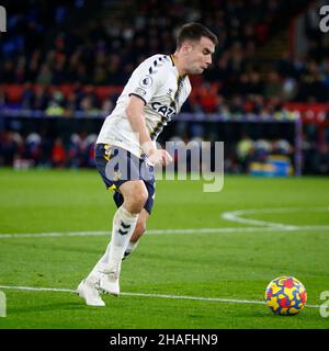 London, Großbritannien. 01st. Februar 2018. LONDON, Großbritannien, DEZEMBER 12: Evertons Seamus Coleman während der Premier League zwischen Crystal Palace und Everton im Selhurst Park Stadium, London am 12th. Dezember 2021 Credit: Action Foto Sport/Alamy Live News Stockfoto