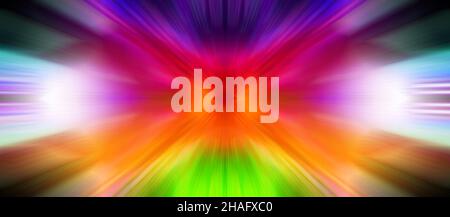 Ein abstraktes Bewegungsunschärfe-Burst-Hintergrundbild. Stockfoto