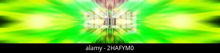 Ein abstraktes Bewegungsunschärfe-Burst-Hintergrundbild. Stockfoto