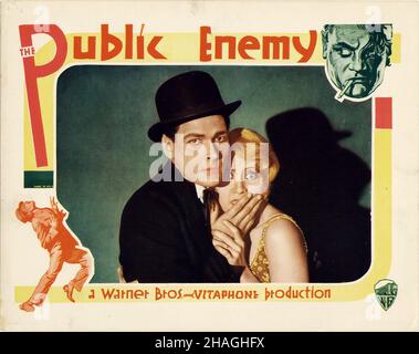 JAMES CAGNEY, JOAN BLONDLL UND EDWARD WOODS IN THE PUBLIC ENEMY (1931), REGIE WILLIAM A. WELLMAN. Kredit: WARNER BROTHERS / Album Stockfoto