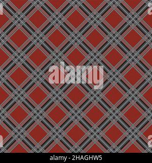 Stoff-Illustration mit buntem Tartan-Nahtmuster. Strukturierter karierter Hintergrund. Hochwertige Illustration Stockfoto