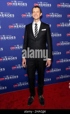 12. Dezember 2021, New York, New York, USA: CNN Hero 2021 David Flink nimmt an der jährlichen CNN Heroes All-Star Tribute 15th im American Museum of Natural History Teil (Kreditbild: © Lev Radin/Pacific Press via ZUMA Press Wire) Stockfoto