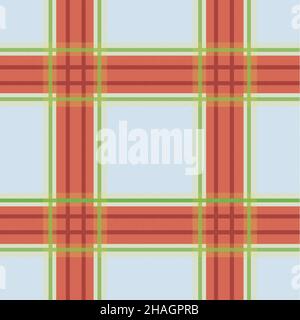 Stoff-Illustration mit buntem Tartan-Nahtmuster. Strukturierter karierter Hintergrund. Hochwertige Illustration Stockfoto