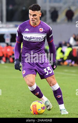 Stadion Artemio Franchi, Florenz, Italien, 11. Dezember 2021, Riccardo Sottil (Fiorentina) während des ACF Fiorentina gegen US Salernitana - italienischer Fußball S Stockfoto