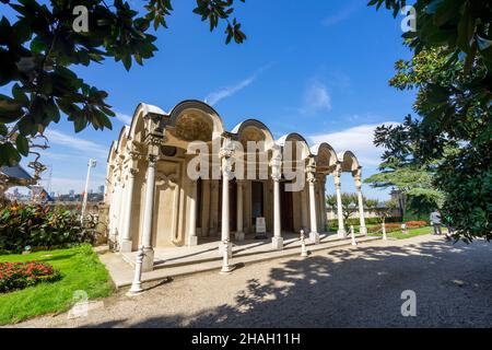 Beylerbeyi Palace Badepavillon in Istanbul, Türkei. Stockfoto