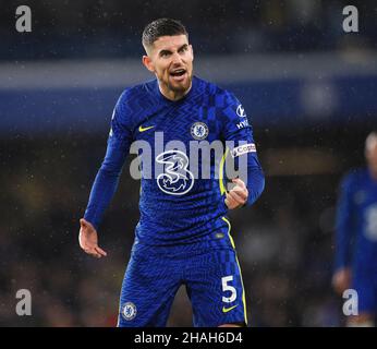 London, Großbritannien. 11th Dez 2021. 11. Dezember - Chelsea gegen Leeds United - Premier League - Stamford Bridge Jorgeinha während des Spiels der Premier League in Stamford Bridge, London. Bildnachweis: Kredit: Mark Pain/Alamy Live Nachrichten Stockfoto