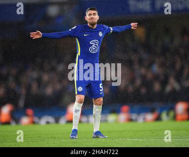 London, Großbritannien. 11th Dez 2021. 11. Dezember - Chelsea gegen Leeds United - Premier League - Stamford Bridge Jorgeinha während des Spiels der Premier League in Stamford Bridge, London. Bildnachweis: Kredit: Mark Pain/Alamy Live Nachrichten Stockfoto
