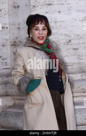 Rom, Italien, 13. Dezember 2021 die Schauspielerin und Sängerin