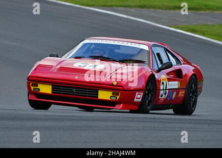 Gary Culver, Ferrari 328 GTB, Pirelli Ferrari Formula Classic, organisiert vom Ferrari Club of Great Britain, Festival Italia, Brands Hatch, Fawkham, Stockfoto