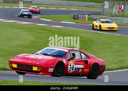 Gary Culver, Ferrari 328 GTB, Pirelli Ferrari Formula Classic, organisiert vom Ferrari Club of Great Britain, Festival Italia, Brands Hatch, Fawkham, Stockfoto