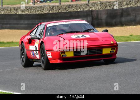 Gary Culver, Ferrari 328 GTB, Pirelli Ferrari Formula Classic, organisiert vom Ferrari Club of Great Britain, Festival Italia, Brands Hatch, Fawkham, Stockfoto