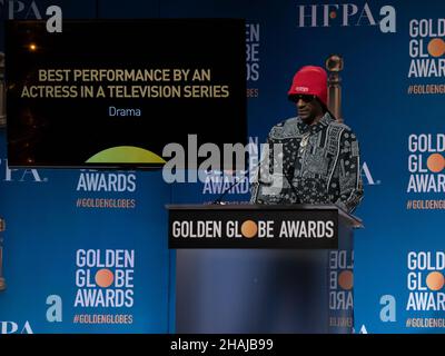 13. Dezember 2021 - Los Angeles, Kalifornien - Snoop Dogg. Nominierungen für den jährlichen Golden Globe Award 79th. (Bild: © Billy Bennight/AdMedia über ZUMA Press Wire) Stockfoto