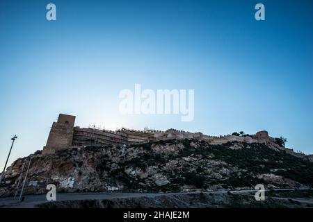 Alcazaba von Almería Stockfoto