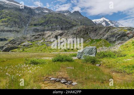 Hochmoor Sandersee im Nationalpark hohe tauern, Großglockner Stockfoto