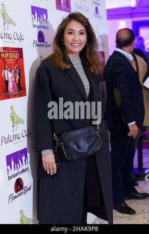 Madrid, Spanien. 13th Dez 2021. Miriam Camino nimmt an der Fotoausstellung zur Premiere der Farruco y Fernandez-Show im Apolo-Theater in Madrid Teil. Kredit: SOPA Images Limited/Alamy Live Nachrichten Stockfoto