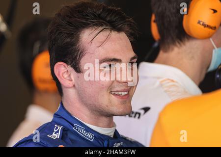 Abu Dhabi, Abu Dhabi. 14th Dez 2021. Pato O'ward (MEX) McLaren. 14.12.2021. Formula 1 Testing, Yas Marina Circuit, Abu Dhabi, Dienstag. Bildnachweis sollte lauten: XPB/Press Association Images. Quelle: XPB Images Ltd/Alamy Live News Stockfoto