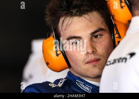 Abu Dhabi, Abu Dhabi. 14th Dez 2021. Pato O'ward (MEX) McLaren. 14.12.2021. Formula 1 Testing, Yas Marina Circuit, Abu Dhabi, Dienstag. Bildnachweis sollte lauten: XPB/Press Association Images. Quelle: XPB Images Ltd/Alamy Live News Stockfoto