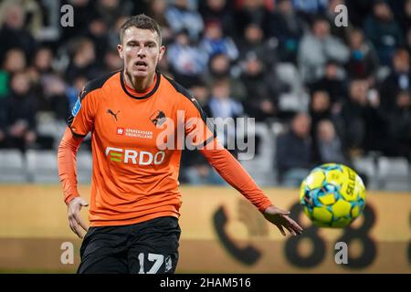 Odense, Dänemark. 12th, Dezember 2021. Jesper Lauridsen (17) vom FC Randers beim Sydbank Cup-Spiel zwischen Odense Boldklub und dem FC Randers im Nature Energy Park in Odense. (Foto: Gonzales Photo - Kent Rasmussen). Stockfoto