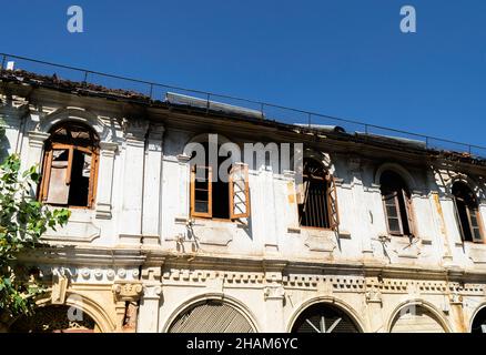 Verlassene alte Haus in Kandy Stadt, Sri Lanka Stockfoto