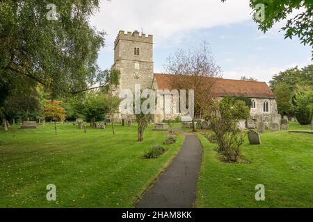 Kirche der Heiligen Dreifaltigkeit im Dorf Cookham, in der englischen Grafschaft von England Stockfoto