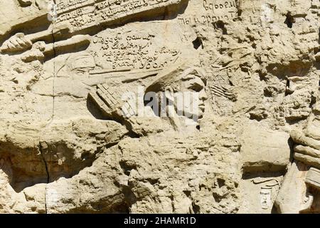 Wolgograd, Russland-16. September 2021: Skulptur im Gedenkkomplex zur Erinnerung an die Schlacht von Stalingrad. Stockfoto