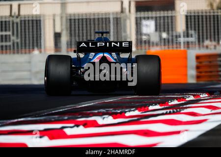 31 OCON Esteban (Fra), Alpine F1, Aktion während der 2021 Nachsaison-Tests vom 14. Bis 15. Dezember 2021 auf dem Yas Marina Circuit, auf Yas Island, Abu Dhabi - Foto: Antonin Vincent/DPPI/LiveMedia Stockfoto