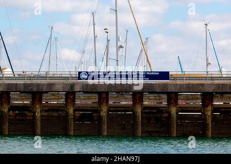 Queen Anne's Battery Marina, Plymouth, Großbritannien Stockfoto