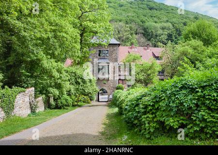 Unteres Burgtor, Schaumburg, Rinteln, Kreis Schaumburg, Niedersachsen, Deutschland, Europa Stockfoto