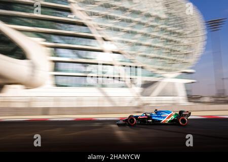 36 PIASTRI Oscar (aus), Alpine F1 A521, Aktion während der Nachsaison-Tests 2021 vom 14. Bis 15. Dezember 2021 auf dem Yas Marina Circuit, auf Yas Island, Abu Dhabi - Foto: Antonin Vincent/DPPI/LiveMedia Stockfoto