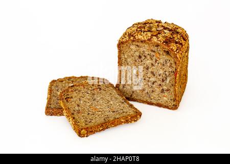 Laib dunkles deutsches Brot Stockfoto