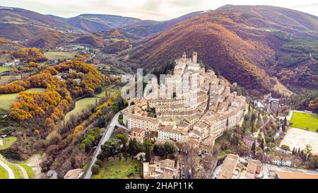Nocera Umbra, Umbrien, Italien Stockfoto