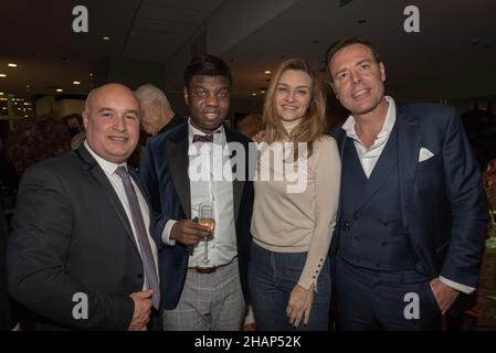 Paris : Weihnachtsfeier par le Prince Jean-Barthélémy Bokassa, ambassadeur du XO Island Brandy la Coco Fesse. Stockfoto