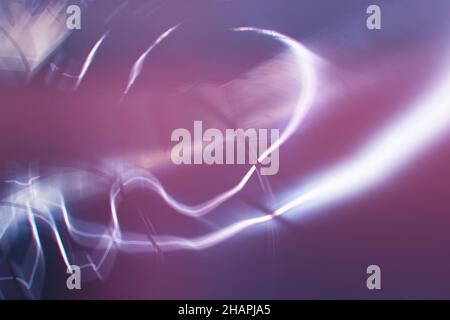 Abstraktes Neonlicht Spuren Hintergrund Stockfoto