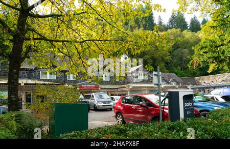 The Cotswold Outdoor Shop, Holyhead Road, Betws-Y-Coed, North Wales. Aufnahme im Oktober 2021. Stockfoto