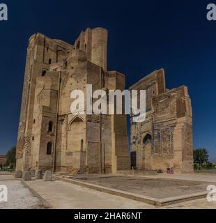 Die Ruinen des AK Saray Palastes in Shahrisabz, Usbekistan Stockfoto