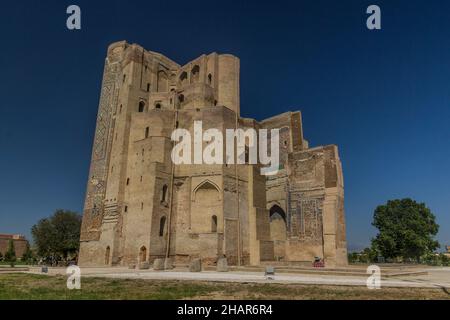 Die Ruinen des AK Saray Palastes in Shahrisabz, Usbekistan Stockfoto