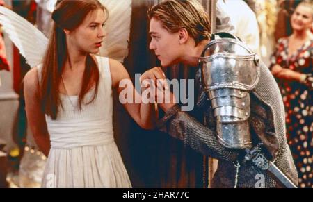 ROMEO + JULIA 1996 20th Century Fox Film mit Claire Danes und Leonardo DiCaprio Stockfoto