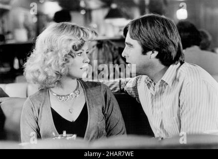 Beverly D'Angelo, Beau Bridges, Dreharbeiten zum Film, „Honky Tonk Freeway“, Universal Picturs, 1981 Stockfoto