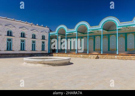 Emirs Sommerpalast mondähnlicher Sterne Sitorai-Mokhi-Khosa in der Nähe von Buchara, Usbekistan Stockfoto