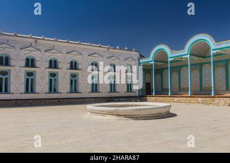 Emirs Sommerpalast mondähnlicher Sterne Sitorai-Mokhi-Khosa in der Nähe von Buchara, Usbekistan Stockfoto