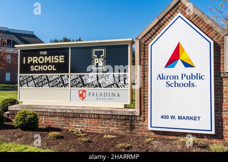 **DATEI FOTO** Direktor an Lebron James' I Promise School tritt zurück, nachdem er angeblich Schüler AKRON, OH, schlug - 07. NOVEMBER: Ansicht der Lebron James I Promise School in Akron, Ohio am 7. November 2021. Kredit: DeeCee Carter/MediaPunch Stockfoto