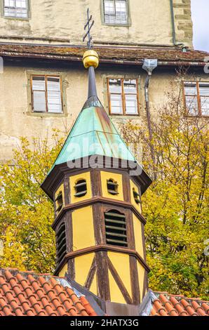 Meersburg am Bodensee, Baden-Württemberg, Deutschland: Schloss Meersburg, auch bekannt als Alte Burg oder Altes Schloss. Stockfoto