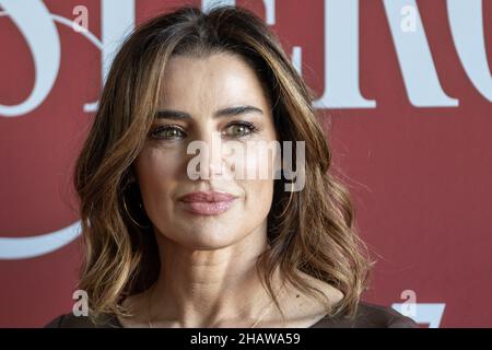 Rom, Italien, 15. Dezember 2021 - Luisa Ranieri nimmt an der Fotozelle für '7 Donne ed un Mistero' Teil. Credits: Luigi de Pompeis/Alamy Live News Stockfoto