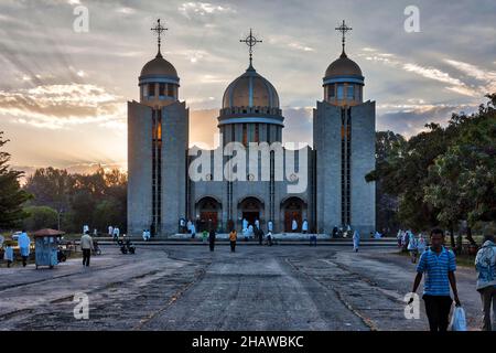 St. Gabriel Church, Hawassa, Sidama, Äthiopien Stockfoto