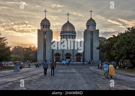 St. Gabriel Church, Hawassa, Sidama, Äthiopien Stockfoto