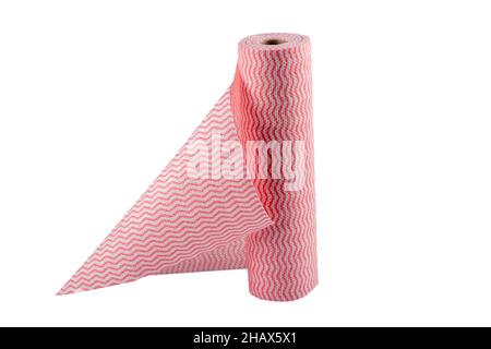 Roll Einweg-Wischtücher Vlies Stoff Küche Reinigungstuch multifunktionale Geschirrtuch Bad Waschlappen. Stockfoto