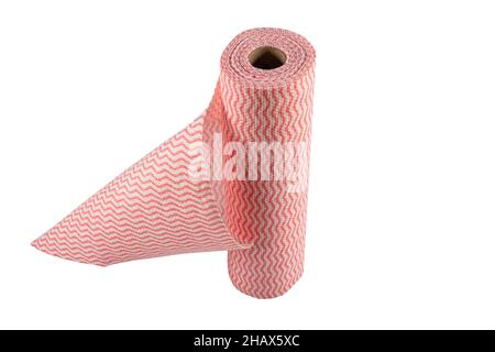 Roll Einweg-Wischtücher Vlies Stoff Küche Reinigungstuch multifunktionale Geschirrtuch Bad Waschlappen. Stockfoto